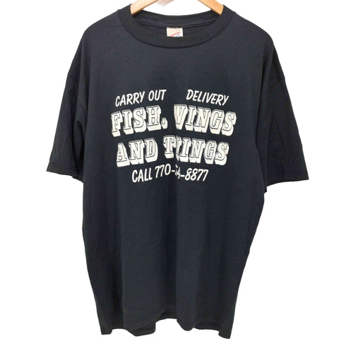ジャージーズ JERZEES MADE IN USA 90S プリント クルーネック S/S Tシャツ メンズ import:XL