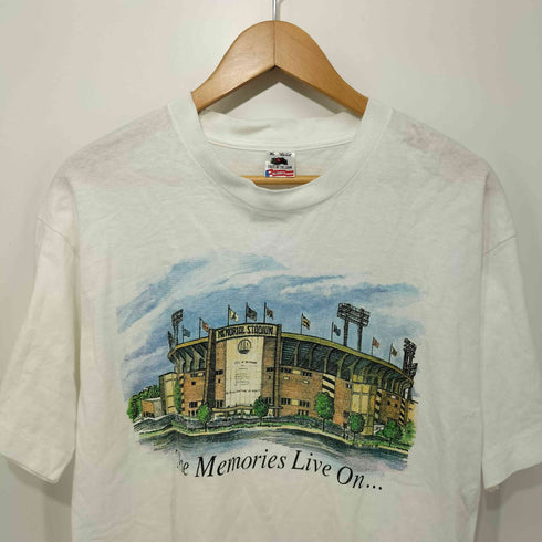 フルーツオブザルーム FRUIT OF THE LOOM MADE IN USA 90S クルーネック プリント Tシャツ メンズ import:XL