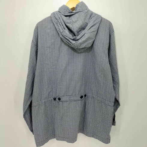 ノーザンリフレクションズ NORTHERN REFLECTIONS 90-00s チェック柄 フード付き ドローコード フルジップ ポリ混 ジャケット レディース import:XL