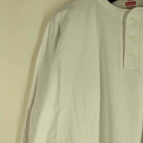 ヘルスニット Healthknit 別注 ヘンリーネックロングスリーブTシャツ メンズ JPN:M