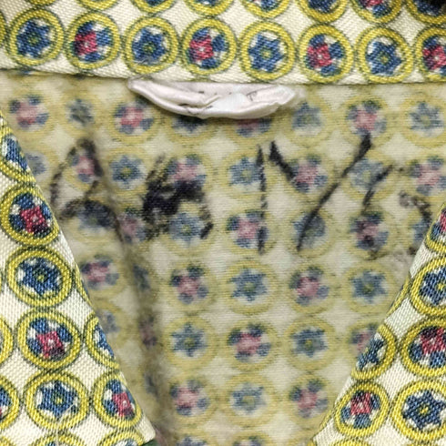 VINTAGE 総柄 パジャマシャツ メンズ JPN:3