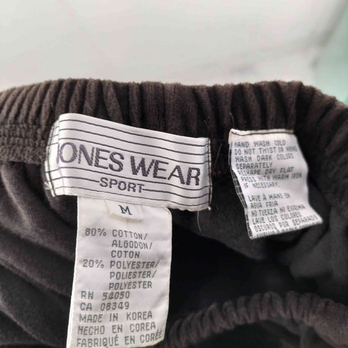 JONES WEAR SPORT 90s コットンポリ ベロアイージーパンツ メンズ M