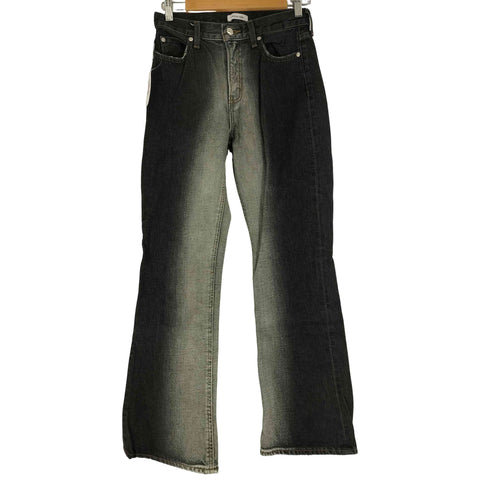 ラグアジェム LAGUA GEM INSIDE BLEACH DENIM インサイドブリーチ デニムフレアパンツ レディース 25
