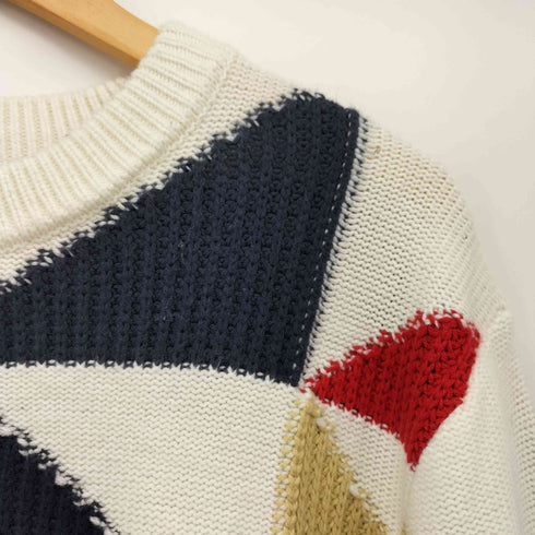 ザラマン ZARA MAN 23SS ジオメトリック ジャガード ニット LIMITED EDITION メンズ import:L