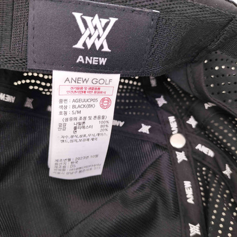 ANEW GOLF ストラップキャップ STRAP CAP メンズ S