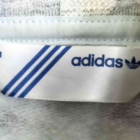 アディダス adidas 総柄 ジップアップパーカー レディース import:M