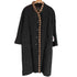 COAT OF BECHINA ファー装飾ウールロングコート トリミング―ミンク レディース import:M