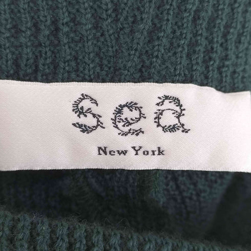 シーニューヨーク sea new york フリルラインニットフレアパンツ レディース