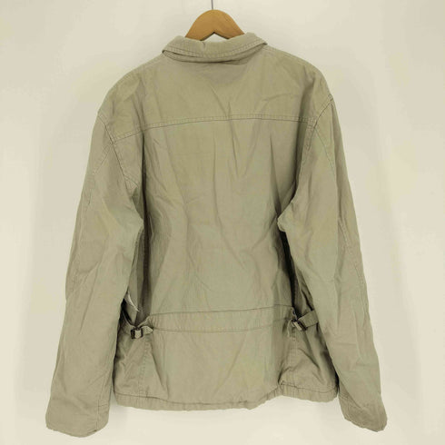 ポロスポーツラルフローレン POLO SPORT RALPH LAUREN 90S NEWSBOY JACKET 裏地タータンネルチェック サイドアジャスターベルト 中綿 スポーツジャケット スウィングトップ コットンピケ メンズ import:L