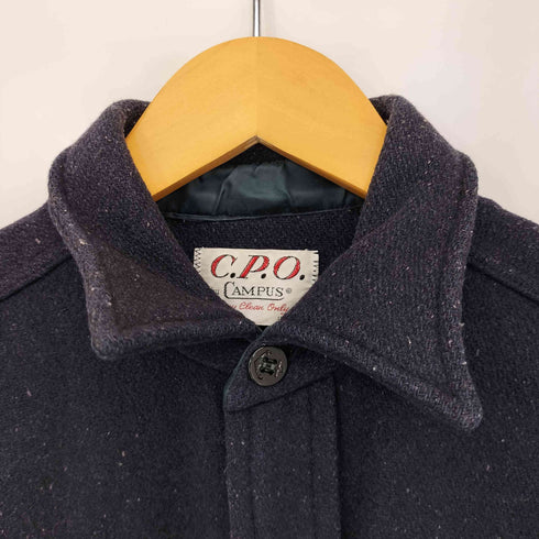 キャンパス CAMPUS MADE IN USA 60S~70S C.P.O ウールシャツ マリンボタン 15 1/2 メンズ import:M