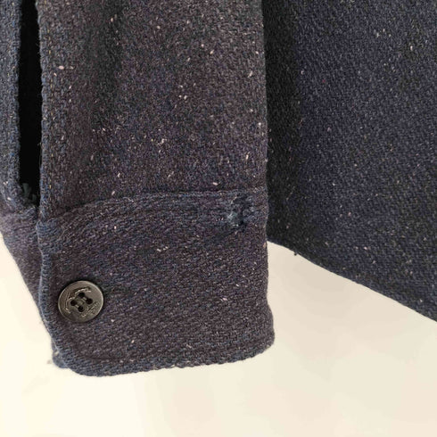 キャンパス CAMPUS MADE IN USA 60S~70S C.P.O ウールシャツ マリンボタン 15 1/2 メンズ import:M