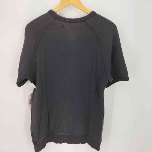 オルタナティブ alternative ペルー製 コットン スウェットTシャツ Vガゼット メンズ JPN:S