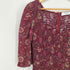 シーニューヨーク sea new york Magenta Famke Print Long Sleeve Heartneck Dress レディース