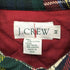 ジェイクルー J.CREW 90S 巨人タグ クレイジー チェックパターン 中綿 フランネルシャツ ネルシャツ メンズ import:M