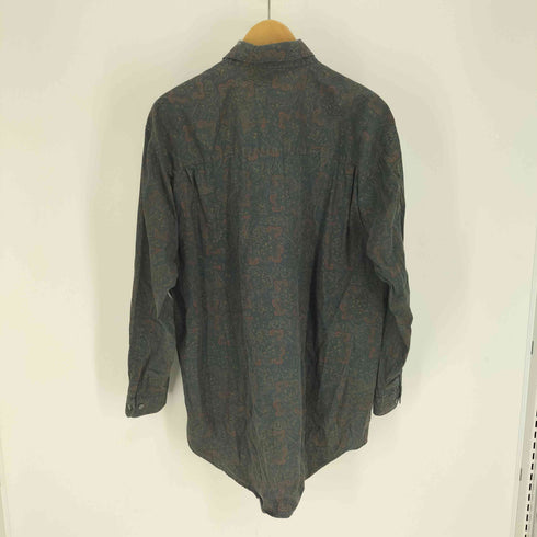 PAO CLUB ペイズリー 総柄 コットン L/S シャツ メンズ 2L