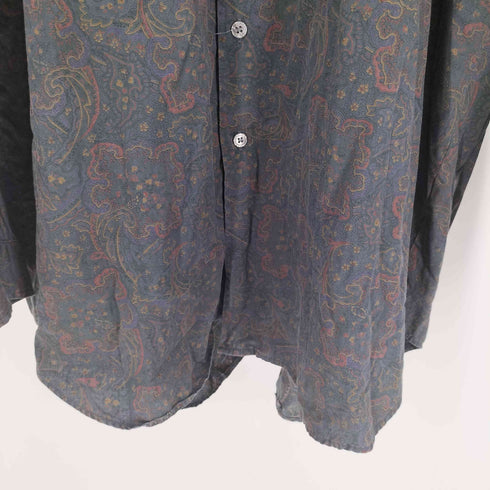 PAO CLUB ペイズリー 総柄 コットン L/S シャツ メンズ 2L