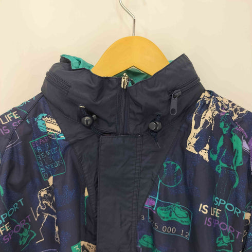 jeantex 総柄 アノラックジャケット メンズ