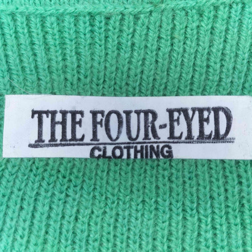 THE FOUR EYED リブフレア半袖ニット Y2K レディース