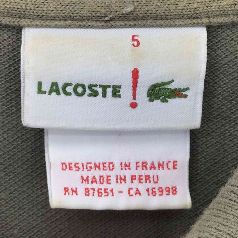 ラコステ LACOSTE 鹿の子ポロシャツ メンズ 5