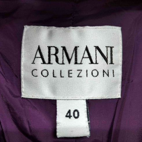 アルマーニコレツィオーニ ARMANI COLLEZIONI 比翼 WATERPROOF ダウンコート レディース 40