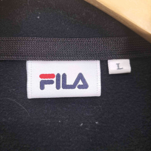 フィラ FILA ナカワタキリカエジップパーカー 異素材切替 ロゴ刺繍 レディース import:L
