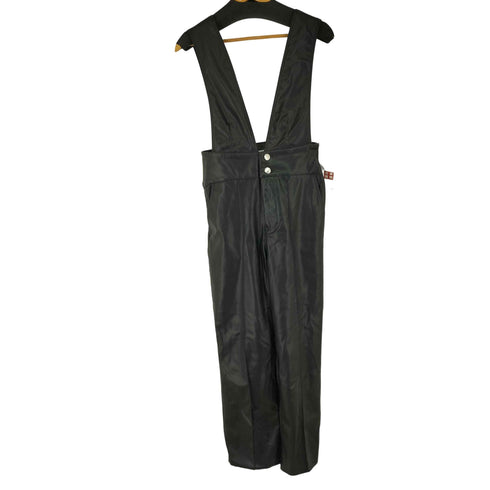 ザラ ZARA フェイクレザー オーバーオール レディース US S