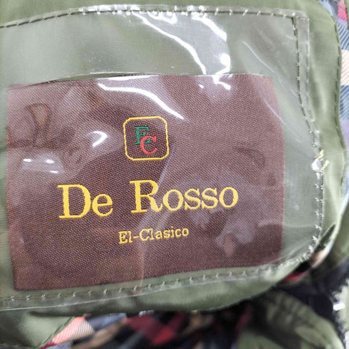 DE ROSSO パッチワークミリタリーダウンジャケット メンズ XL