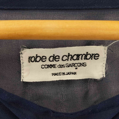 ローブドシャンブルコムデギャルソン robe de chambre COMME des GARCONS 90S AD1996 フロント花デザイン シアーカットソー ベスト レディース