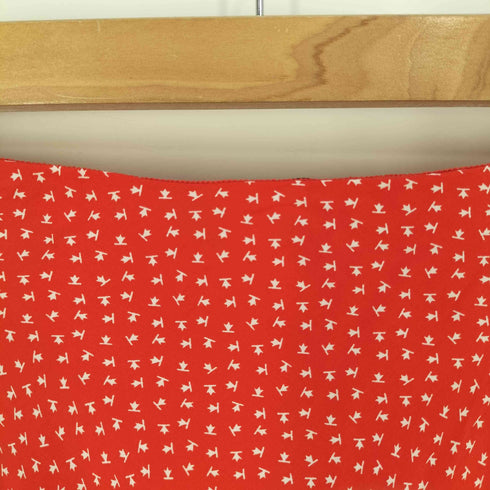 コントワーデコトニエ COMPTOIR DES COTONNIERS 総柄 シルク フレアスカート レディース 9号