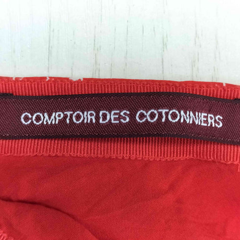 コントワーデコトニエ COMPTOIR DES COTONNIERS 総柄 シルク フレアスカート レディース 9号