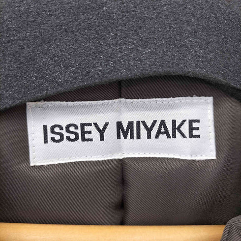 イッセイミヤケ ISSEY MIYAKE 銀タグ デザイン中綿ジップブルゾン 針ネズミ レディース JPN:M