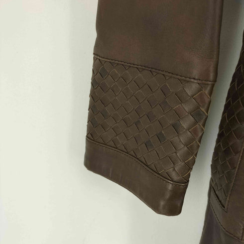 ガラ Gara ノーカラー シープスキンコート レディース