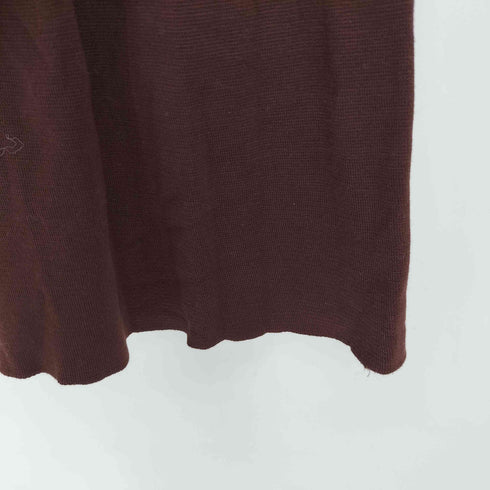 ヨウジヤマモト Yohji Yamamoto 80S~90S 丸文字 リブニット L/S ワンピース レディース