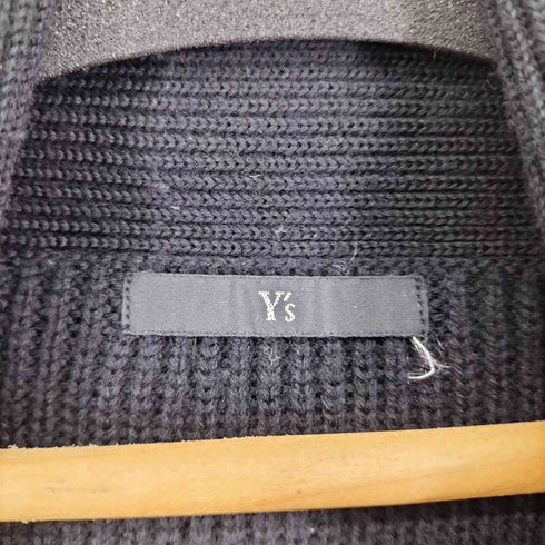 ワイズ Ys ショールカラー ウールカーディガン レディース