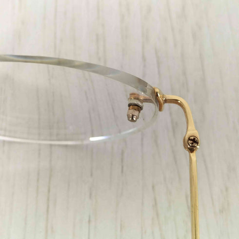 セントアンドリュース St. Andrews リムレスメガネ フレームレスメガネ 18K メンズ 50□19-140