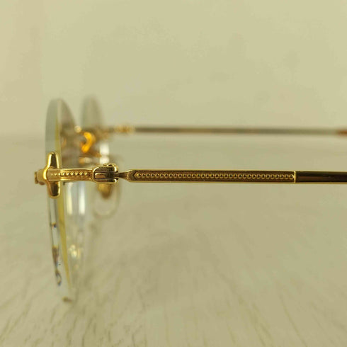 セントアンドリュース St. Andrews リムレスメガネ フレームレスメガネ 18K メンズ 50□19-140