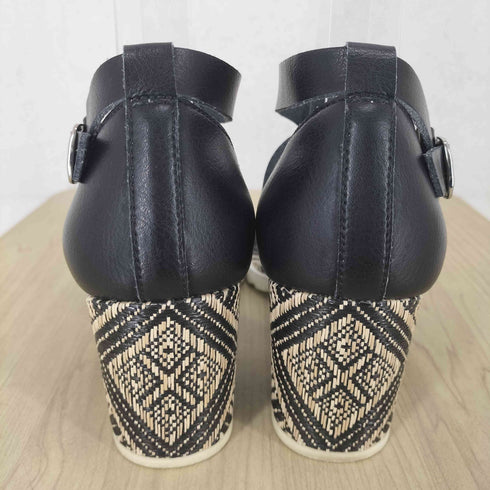 キャサリンハムネットロンドン KATHARINE HAMNETT LONDON 畳インソール チャンキーヒール レディース JPN:24