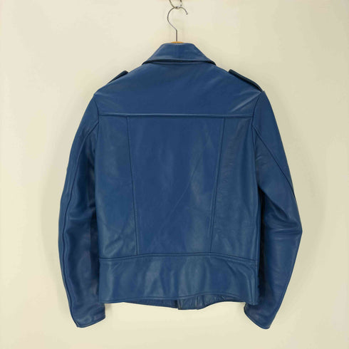 トリプルシックスレザーウェア 666 Leather Wear 英国製 本革 レザー ダブルライダースジャケット メンズ US:34
