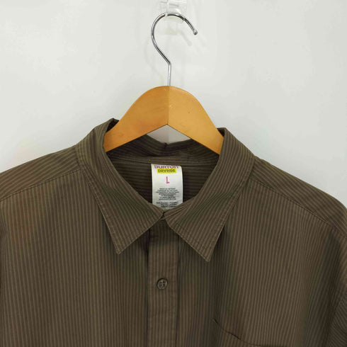 バートン BURTON DRYRIDE ストライプレギュラーカラーシャツ メンズ import:L