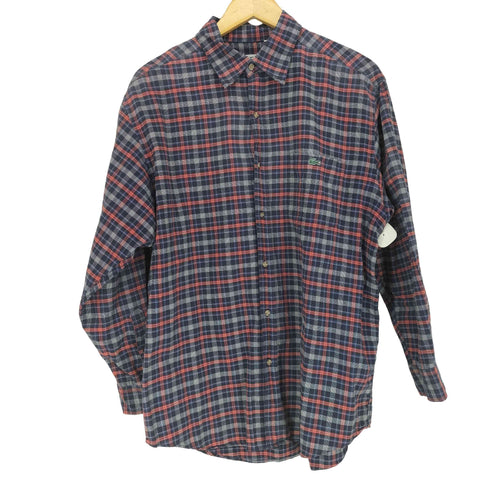 ラコステ LACOSTE BD チェックポケットL/S シャツ メンズ JPN:4