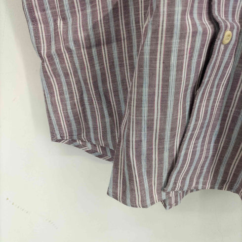 ゼニアスポーツ Zegna sport ストライプ L/Sシャツ メンズ JPN:M