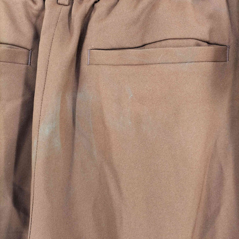 ユナイテッドアローズグリーンレーベルリラクシング UNITED ARROWS green label relaxing RF デニムライク ツイルタックワイドパンツ レディース JPN:40