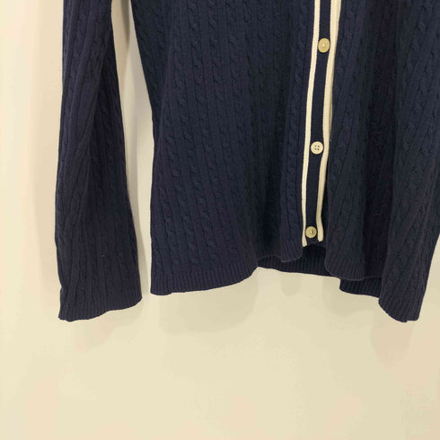 ラルフローレン RALPH LAUREN ポニー刺繍 ケーブル編みカーディガン レディース 160