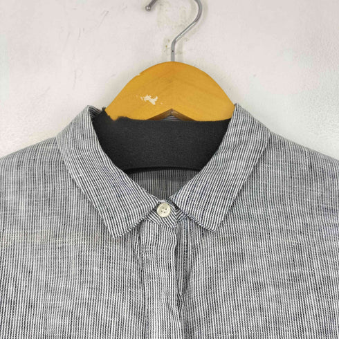 ラコステ LACOSTE 比翼 L/S ストライプシャツ レディース 38