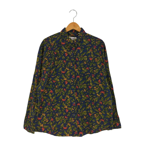 Potomac Collection 木の実柄 コットンシャツ レディース import:XL