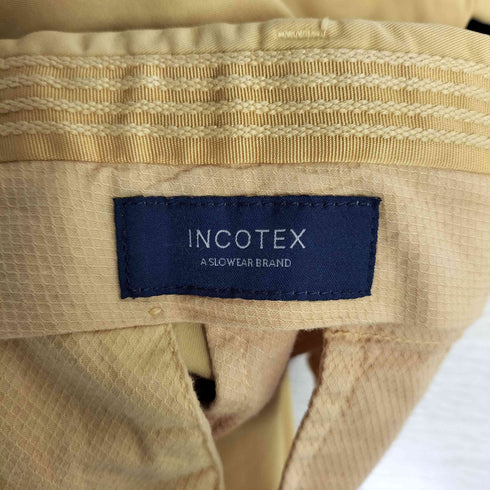 インコテックス INCOTEX SLIM FIT コットンツイル ソリッド チノパン メンズ 48
