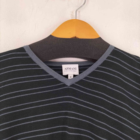 アルマーニコレツィオーニ ARMANI COLLEZIONI ボーダーニット メンズ 46
