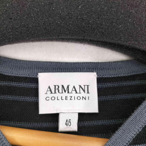 アルマーニコレツィオーニ ARMANI COLLEZIONI ボーダーニット メンズ 46
