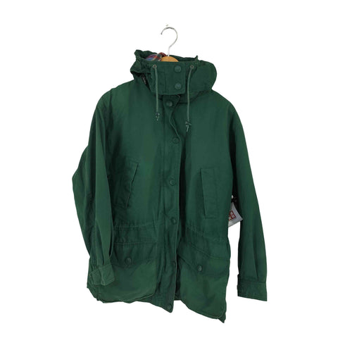エディーバウアー Eddie Bauer 白タグ 裏地フリース チェック マウンテンジャケット メンズ import:M