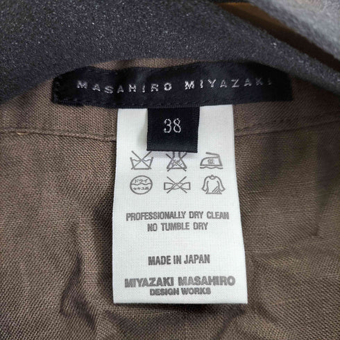 MASAHIRO MIYAZAKI リネン ブラウス レディース 38